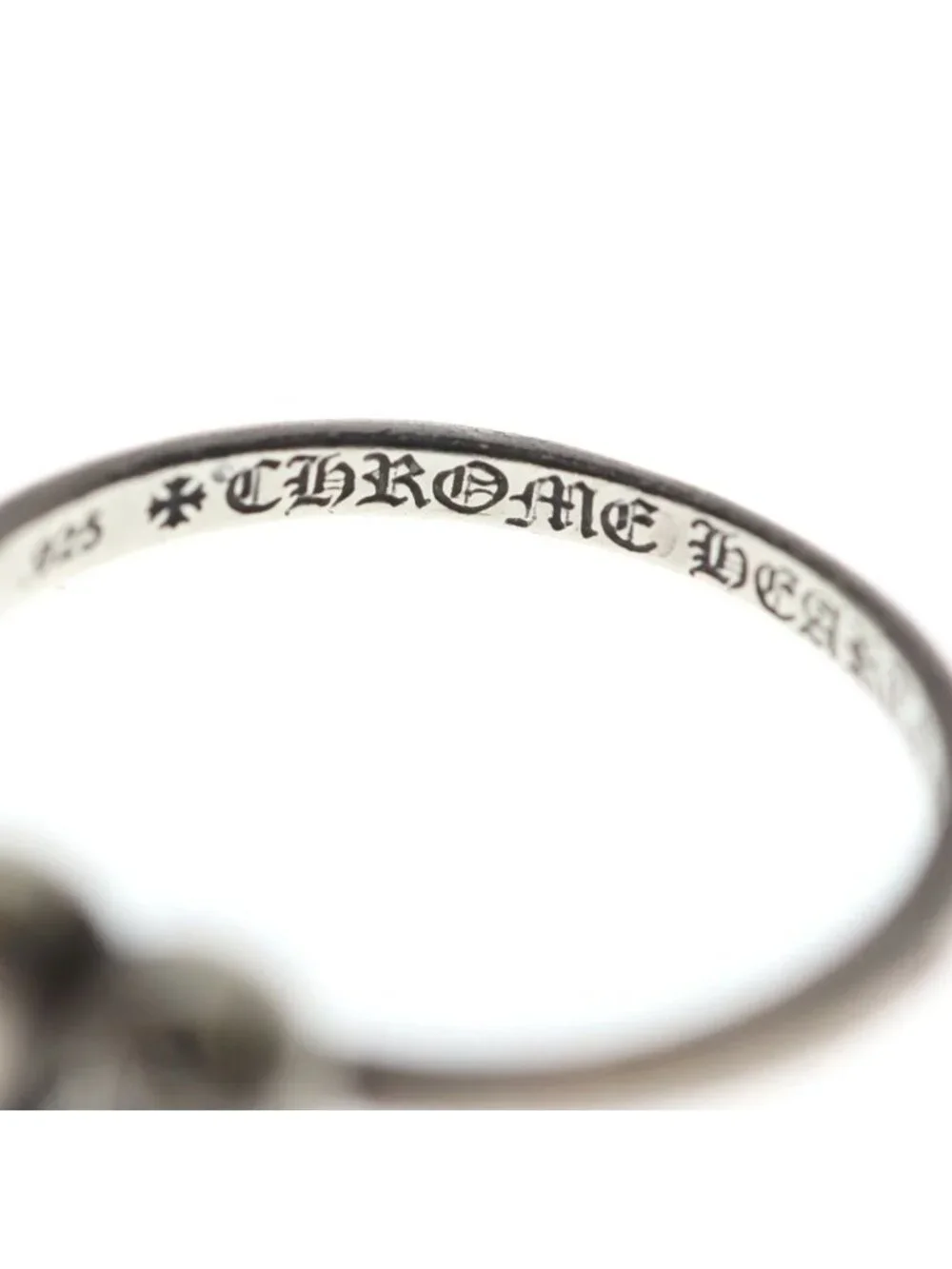 Chrome Hearts Bubblgm Heart Bubble Gum Ring Silver